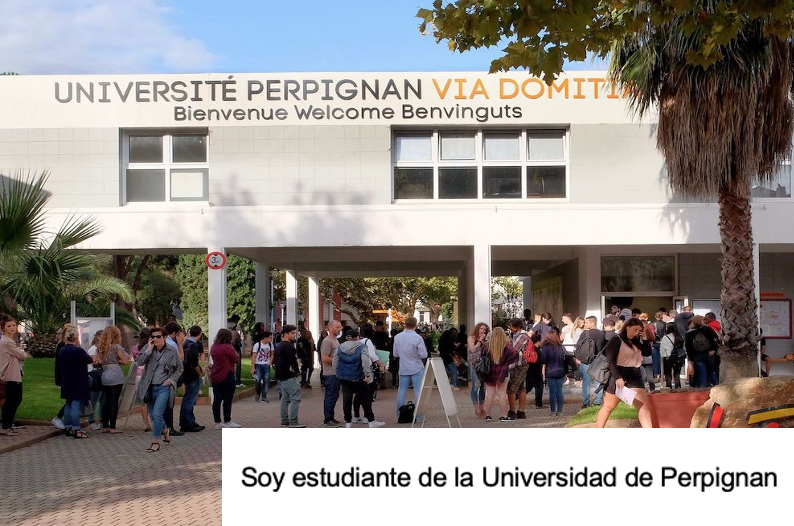 Soy estudiante de la Universidad de Perpignan